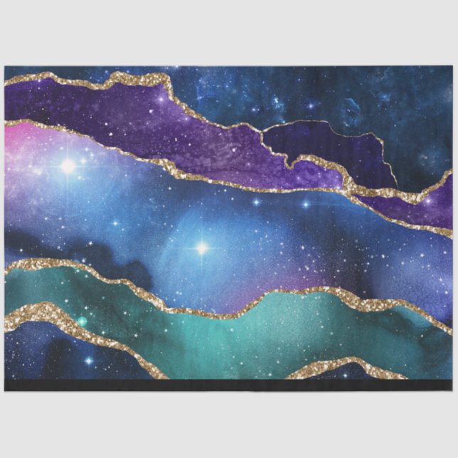 Galaxy Agate Series Design 13 Tissue Paper (Front)