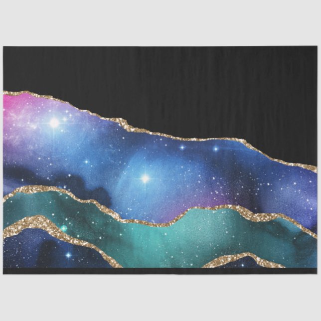 Galaxy Agate Series Design 15 Tissue Paper (Front)