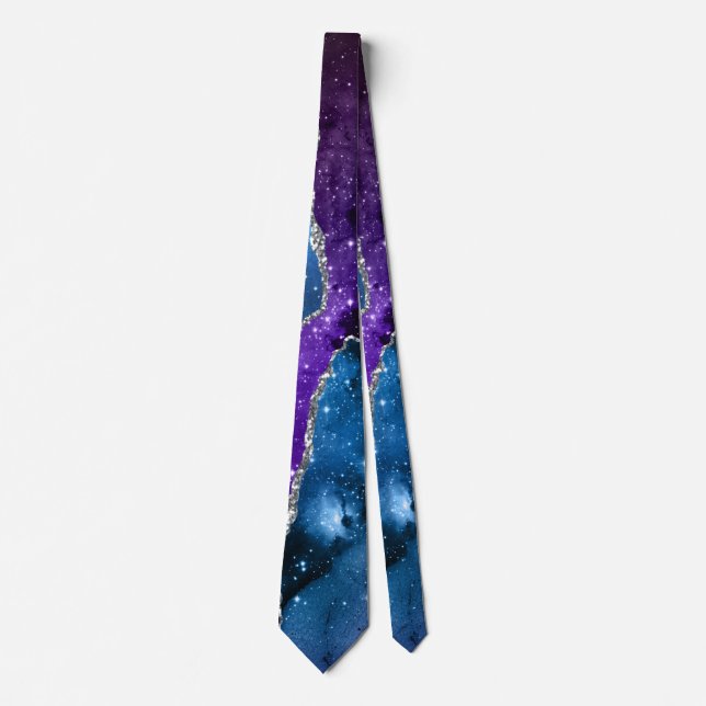 Galaxy Agate Series Design 16 Tie (Front)