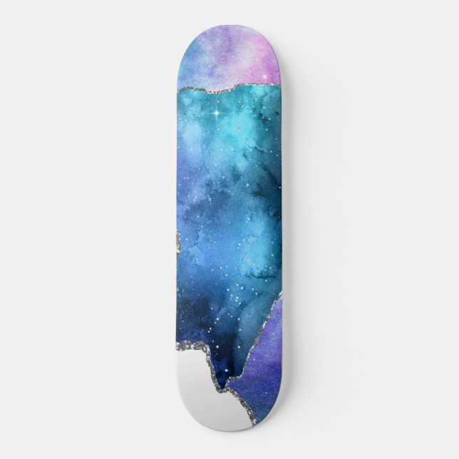 Galaxy Agate Series Design 4 Skateboard (Front)