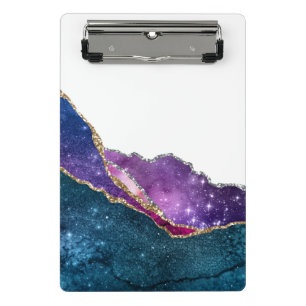 Galaxy Agate Series Design 6 Mini Clipboard