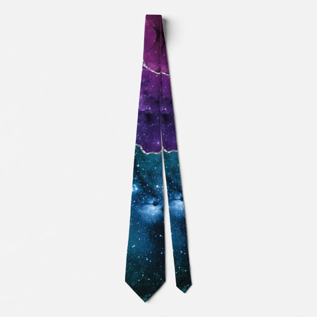 Galaxy Agate Series Design 9 Tie (Front)