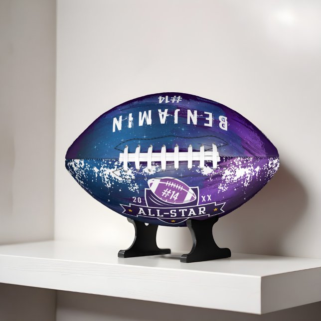 Galaxy All-Star Player Team Number & Custom Name American Football (Galaxy All-Star Player Team Number & Custom Name Football)