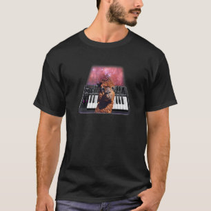 Galaxy Alpaca Musical Instrument Modular Synthesiz T-Shirt
