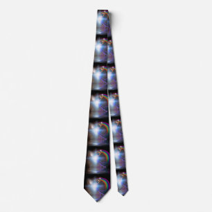 Galaxy and rainbow tie