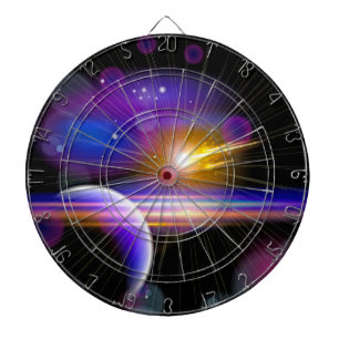Galaxy and Stars Dartboard