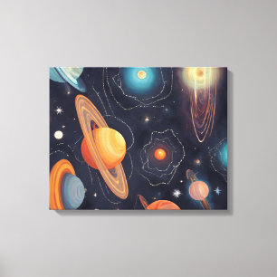 Galaxy Art Canvas Print