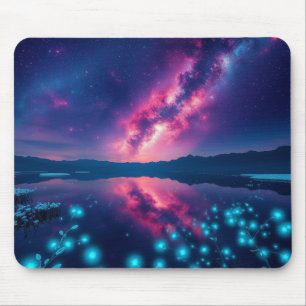 Galaxy art mouse mat