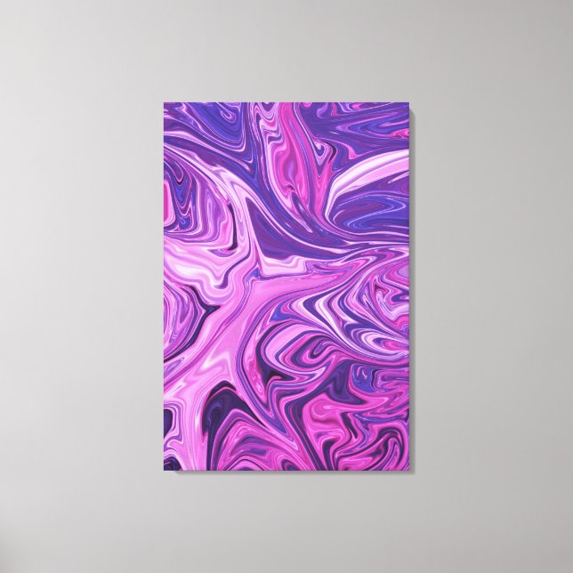 Galaxy art pattern canvas print (Front)
