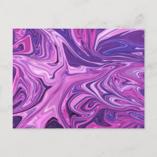 Galaxy art pattern postcard