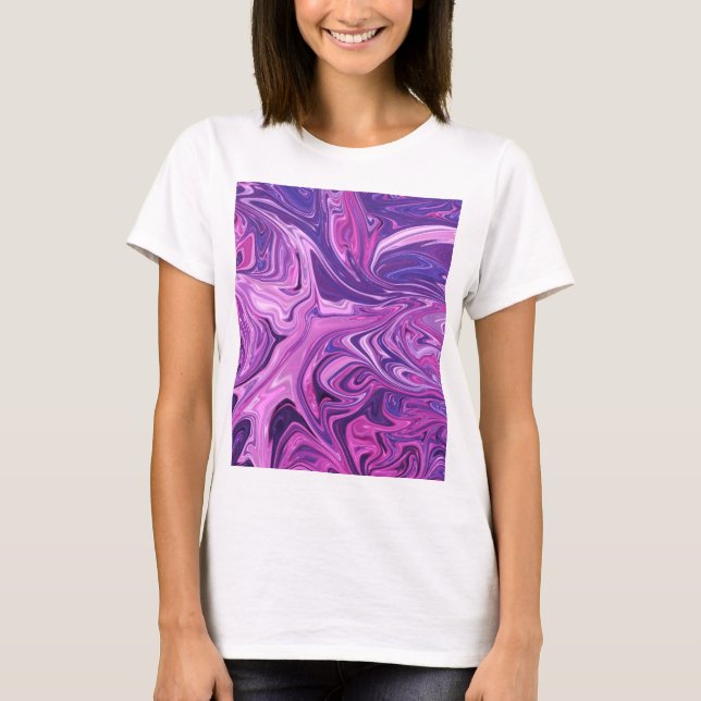 Galaxy art pattern T-Shirt (Front)