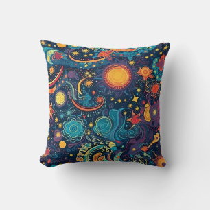 Galaxy Art Throw Pillow
