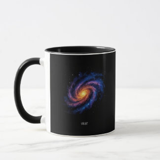 Galaxy Artwork – Cosmic Spiral Space Illustration Mug