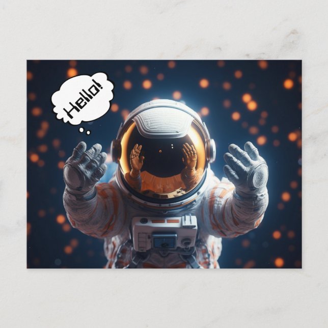 Galaxy Astronaut Postcard (Front)