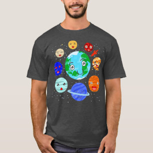 Galaxy Astronomy Space Science Solar System Cute P T-Shirt