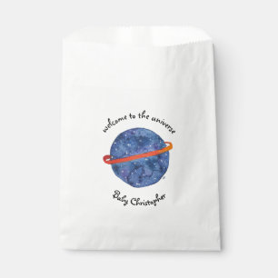 Galaxy Baby Shower Welcome to the Universe Space Favour Bags