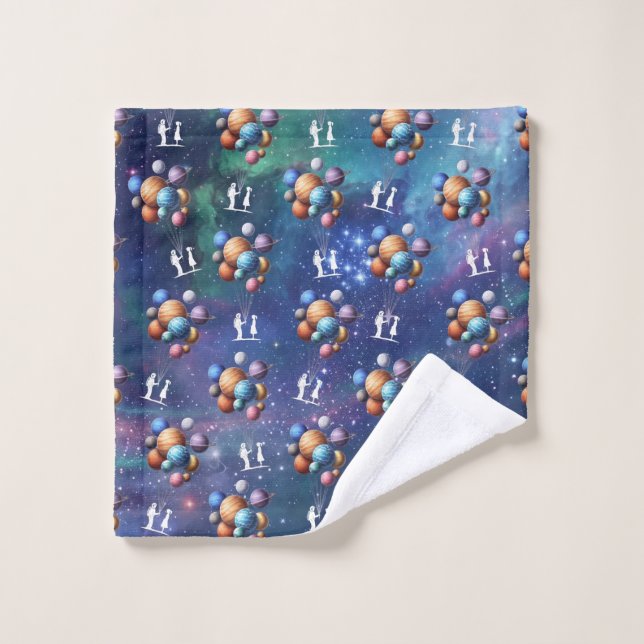 Galaxy Bath Towel Set (Wash Cloth)
