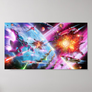 Galaxy Battle Poster (Without Logo)