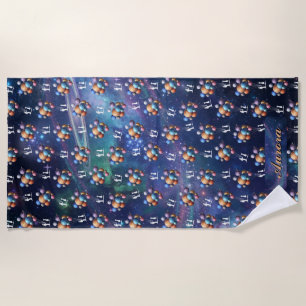 Galaxy Beach Towel