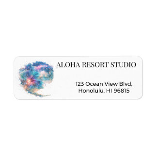 Galaxy Blue Hibiscus- Reply Address