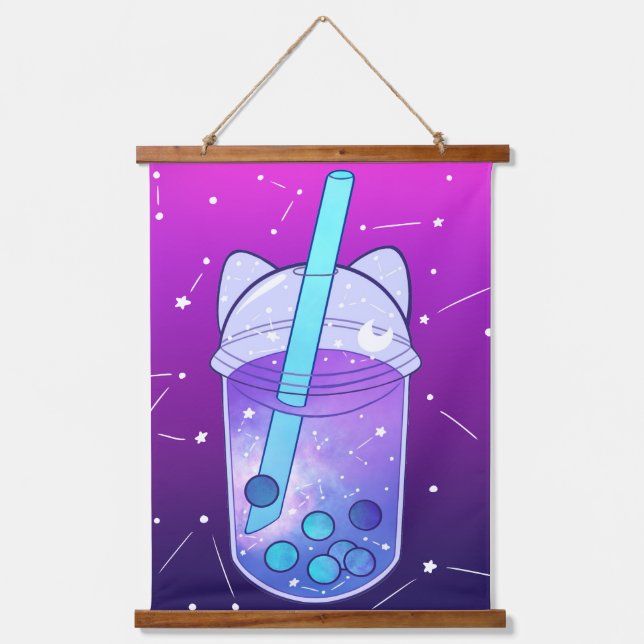 Galaxy Boba Wall Hanging Hanging Tapestry (Front)