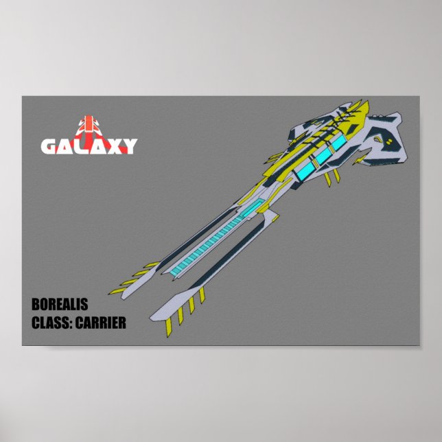 Galaxy Borealis Poster (Front)