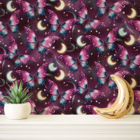 Galaxy Butterflies and Moons