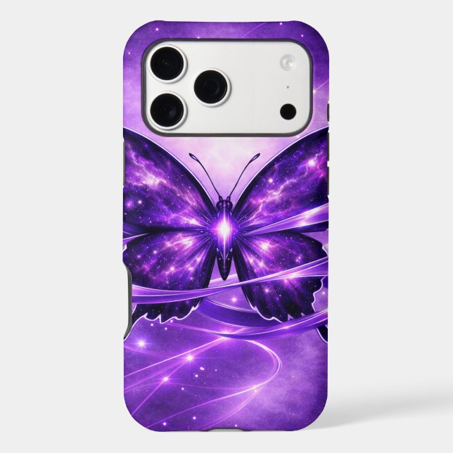 Galaxy Butterfly iPhone Case (Back)
