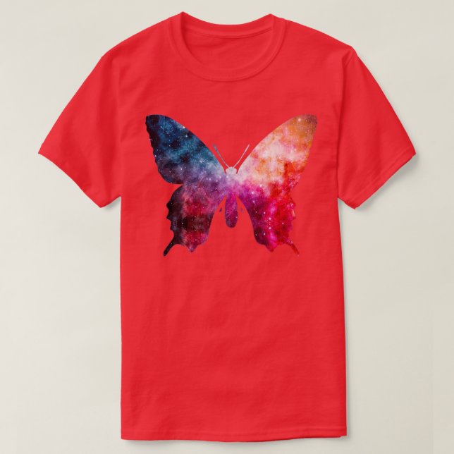 Galaxy Butterfly vector T-Shirt (Design Front)