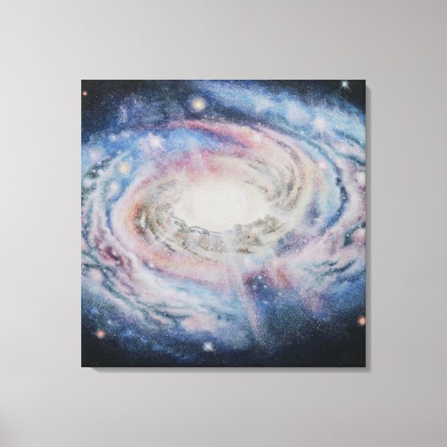 galaxy canvas print (Front)