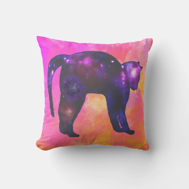 Galaxy Cat Cushion (Front)