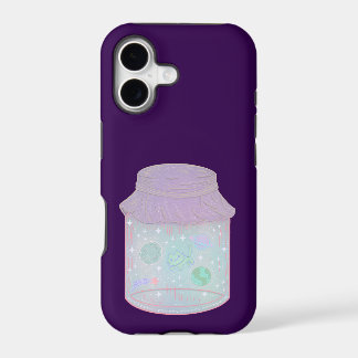 Galaxy Cat in a Jar | Kawaii Space Cat Art