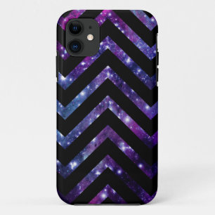 Galaxy Chevron Black iPhone 11 Case