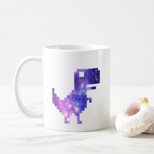 Galaxy Chrome T-Rex Coffee Mug