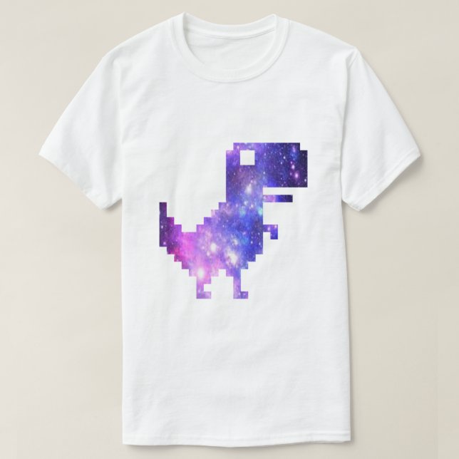  Galaxy Chrome T-Rex T-Shirt (Design Front)