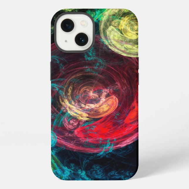 Galaxy Circles iPhone Case (Back)
