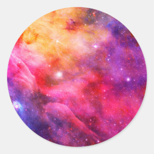 Galaxy Classic Round Sticker