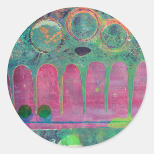 Galaxy Classic Round Sticker