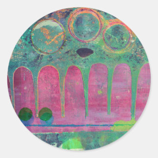 Galaxy Classic Round Sticker