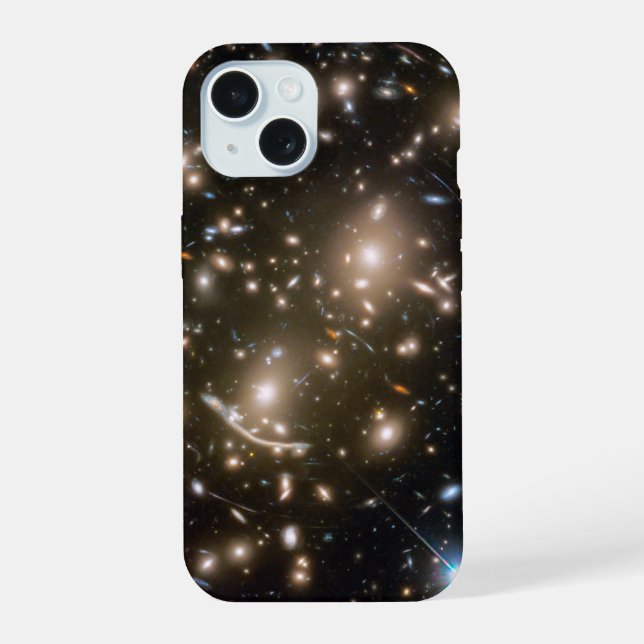 Galaxy Cluster Abell 370 iPhone 15 Case (Back)