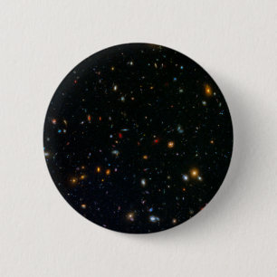 Galaxy Cluster Abell 370 Parallel Field. 6 Cm Round Badge