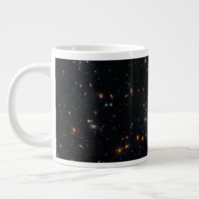 Galaxy Cluster Abell 370 Parallel Field. Large Coffee Mug (Left)
