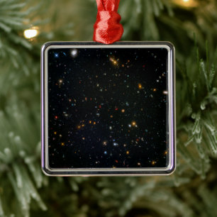 Galaxy Cluster Abell 370 Parallel Field. Metal Tree Decoration