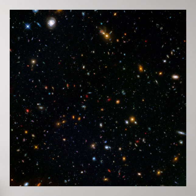 Galaxy Cluster Abell 370 Parallel Field. Poster (Front)