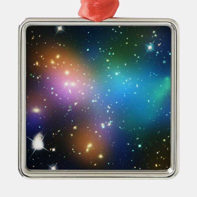 Galaxy Cluster Abell 520 Metal Tree Decoration (Front)