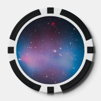 Galaxy Cluster 'El Gordo' with Mass Map and X-ray Poker Chips