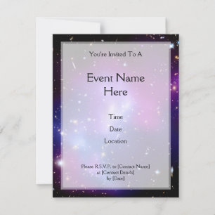 Galaxy Cluster MACS J0717 (Hubble Telescope) Invitation