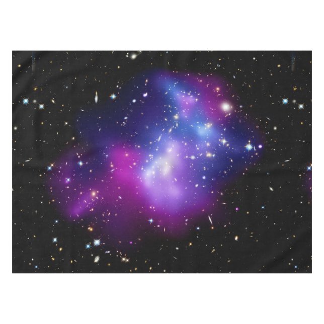 Galaxy Cluster MACS J0717 Outer Space Photo Tablecloth (Front (Horizontal))