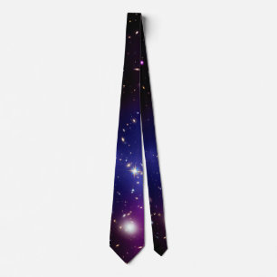 Galaxy Cluster MACS J0717 Outer Space Photo Tie
