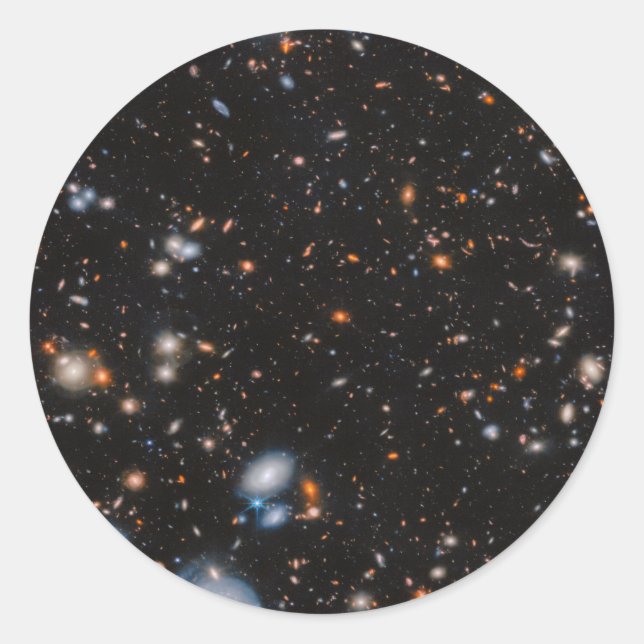 Galaxy Cluster MACS J1149.5+2223 Classic Round Sticker (Front)